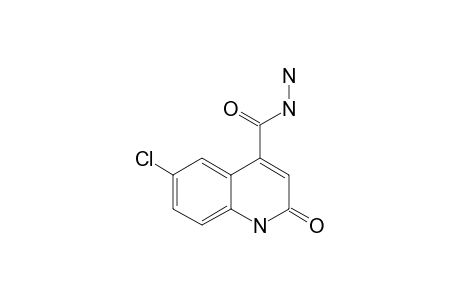 6-CHLORO-2-OXO-1,2-DIHYDROQUINOLINE-4-CARBOHYDRAZIDE