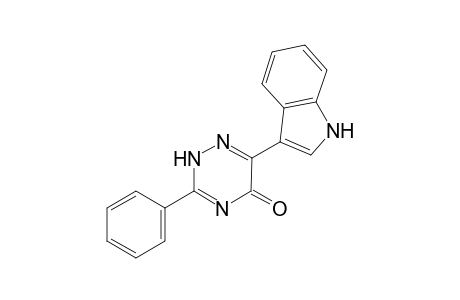 3-Phenyl-6-indolyl-1,2,4-triazin-5(2H)-one