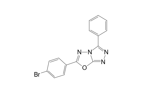 6-(4-bromophenyl)-3-phenyl-[1,2,4]triazolo[3,4-b][1,3,4]oxadiazole
