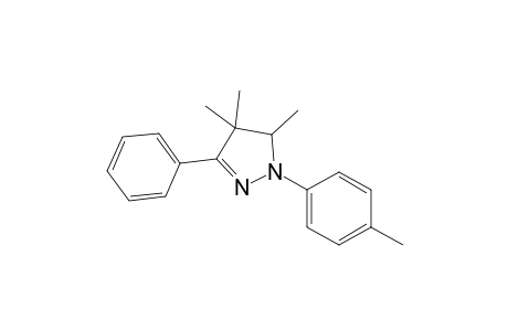 1-(4-Methylphenyl)-3-phenyl-4,4,5-trimethyl-2-pyrazoline