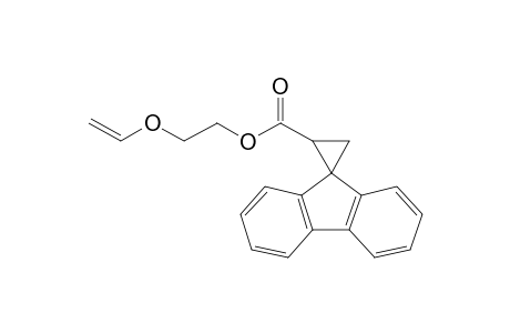 1-spiro[cyclopropane-2,9'-fluorene]carboxylic acid 2-ethenoxyethyl ester