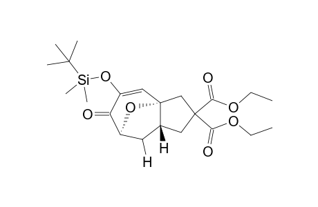 Diethyl (1R,5R,7S)-9-tert-Butyldimethylsiloxy-8-oxo-11-oxatricyclo[5.3.1.0(1,5)]undec-9-ene-3,3-dicarboxylate