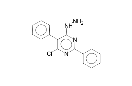 2,5-diphenyl-4-hydrazino-6-chloropyrimidine