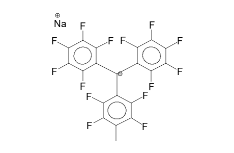 BIS(PENTAFLUOROPHENYL)-4-METHYL-2,3,5,6-TETRAFLUOROPHENYLMETHANE,SODIUM SALT