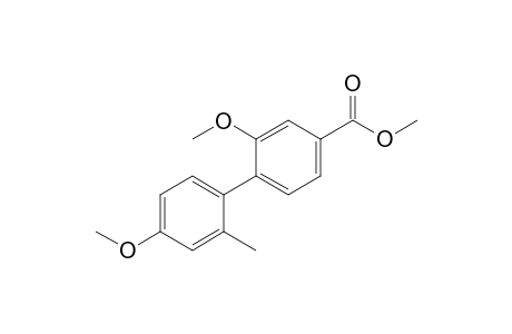 3-Methoxy-4-(4-methoxy-2-methyl-phenyl)benzoic acid methyl ester
