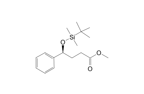 (4S)-4-[tert-butyl(dimethyl)silyl]oxy-4-phenyl-butyric acid methyl ester