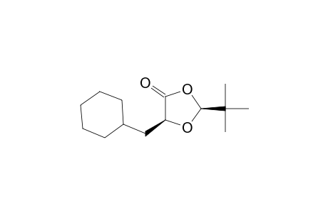 (2S,5.xi.)-2-(tert-Butyl)-5-cyclohexylmethyl-1,3-dioxolan-4-one