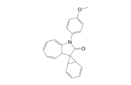 1-(p-Methoxyphenyl)spiro[dihydroazaazulan-2-one-3,7'-bicyclo[4.1.0]hept-2,4,diene]