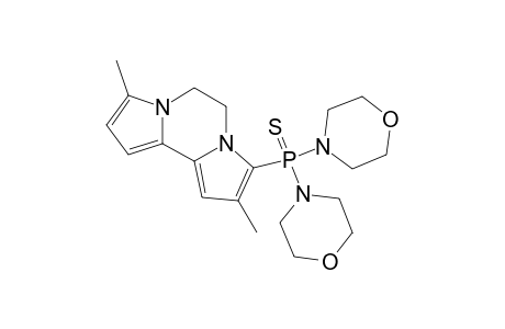 2,8-DIMETHYL-5,6-DIHYDROPYRROLO-[1.2-A;2'.1'-C]-PYRAZIN-3-YL-(DIMORPHOLINO)-PHOSHINE_SULFIDE