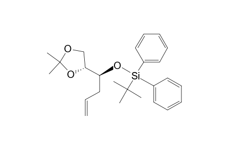 tert-Butyl-[(1S)-1-[(4R)-2,2-dimethyl-1,3-dioxolan-4-yl]but-3-enoxy]-diphenyl-silane