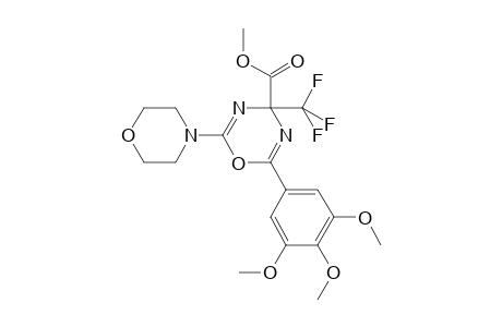 2-(4-morpholinyl)-4-(trifluoromethyl)-6-(3,4,5-trimethoxyphenyl)-1,3,5-oxadiazine-4-carboxylic acid methyl ester