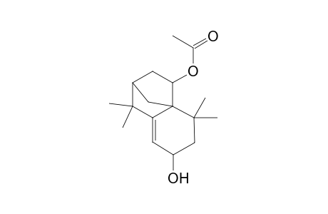 ISOLONGIFOLEN, 5-ACETYLOXY-3-HYDROXY-