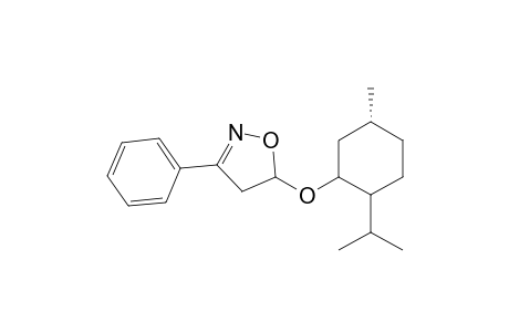 (5RS)-5-[(1R)-Menthyloxy]-3-phenyl-4,5-dihydroisoxazole