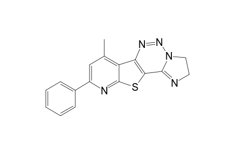 7-Methyl-9-phenyl-2,3-dihydroimidazo[1,2-c]pyrido[3',2':4,5]thieno[2,3-e][1,2,3]triazine