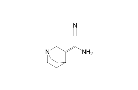 trans-2-Amino-2-(1-azabicyclo[2.2.2]octan-3-ylidene)acetonitrile