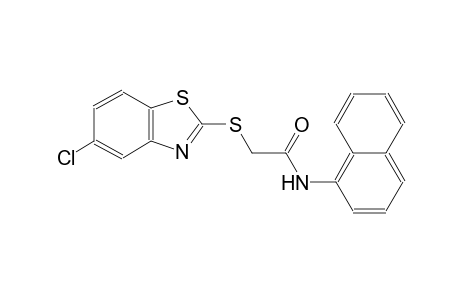 2-[(5-chloro-1,3-benzothiazol-2-yl)sulfanyl]-N-(1-naphthyl)acetamide