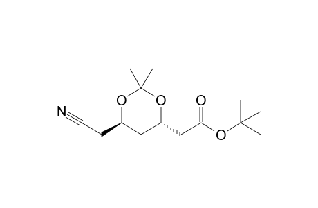 t-Butyl (4S,6R)-6-(Cyanomethyl)-2,2-dimethyl-1,3-dioxane-4-acetate
