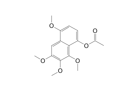 8-Acetoxy-1,2,3,5-tetramethoxynaphthalene