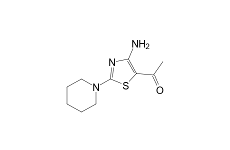 5-Acetyl-4-amino-2-(1-piperidinyl)-1,3-thiazole
