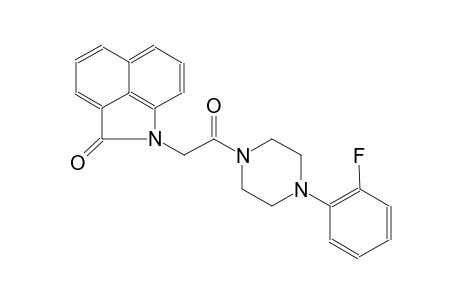 1-{2-[4-(2-fluorophenyl)-1-piperazinyl]-2-oxoethyl}benzo[cd]indol-2(1H)-one