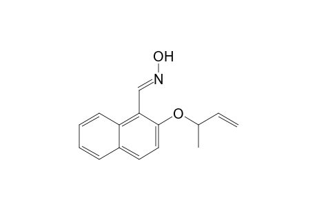 (+-)-(E)-2-(1-Methylallyloxy)naphthalene-1-carbaldehyde Oxime