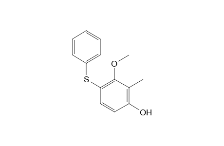 3-METHOXY-4-(PHENYLTHIO)-o-CRESOL