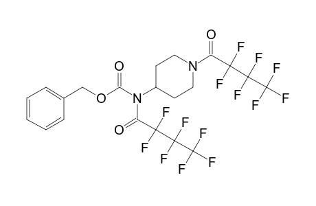 4-(Benzyloxycarbonylamino)piperidine, N,N'-bis(heptafluorobutyryl)-