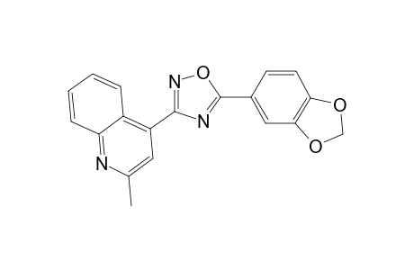4-[5-(1,3-benzodioxol-5-yl)-1,2,4-oxadiazol-3-yl]-2-methylquinoline