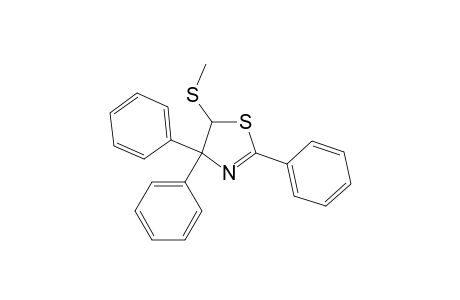 Thiazole, 4,5-dihydro-5-(methylthio)-2,4,4-triphenyl-