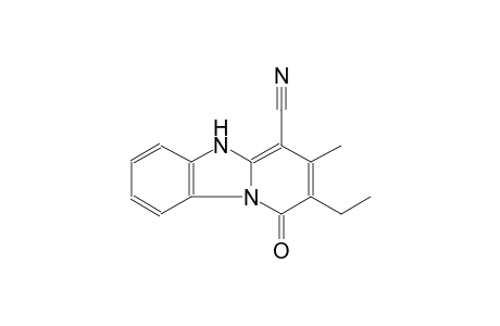 2-ethyl-3-methyl-1-oxo-1,5-dihydropyrido[1,2-a]benzimidazole-4-carbonitrile