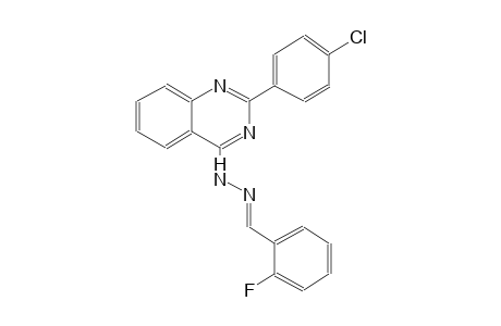 2-fluorobenzaldehyde [2-(4-chlorophenyl)-4-quinazolinyl]hydrazone