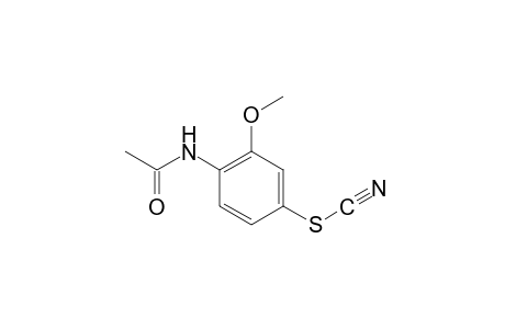 thiocyanic acid, 4-acetamido-3-methoxyphenyl ester