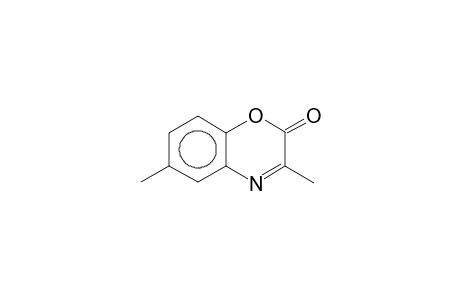 2H-1,4-Benzoxazin-2-one, 3,6-dimethyl-