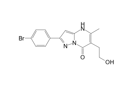 2-(4-Bromophenyl)-6-(2-hydroxyethyl)-5-methylpyrazolo[1,5-a]pyrimidin-7(4H)-one