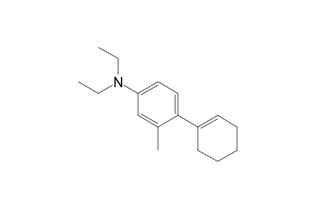 Benzenamine, 4-(1-cyclohexen-1-yl)-N,N-diethyl-3-methyl-