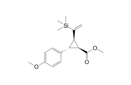 trans-2-(4-Methoxyphenyl)-cis-3-((trimethylsilyl)vinyl)-1-(methoxycarbonyl)cyclopropane