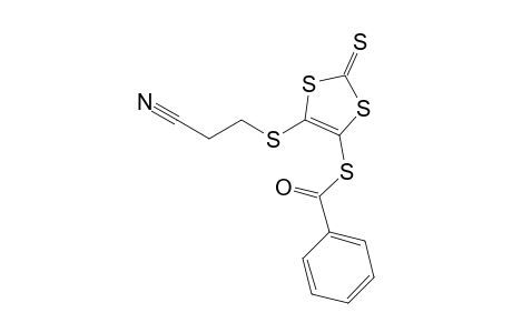 4-Benzoylthio-5-cyanoethylthio-1,3-dithiole-2-thione