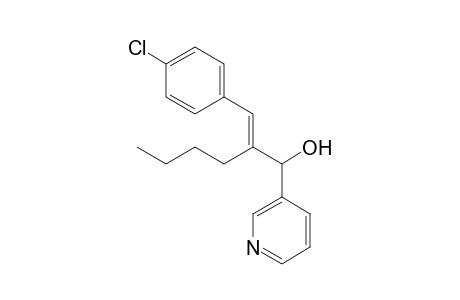 1-(3-Pyridyl)-2-anti-(4-chloro-benzylidene)-1-hexanol
