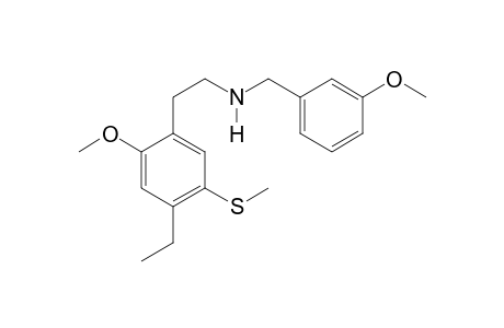 2-[4-Ethyl-2-methoxy-5-methylthiophenyl]-N-(3-methoxybenzyl)ethan-1-amine