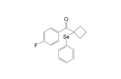 (4-Fluorophenyl)(1-(phenylselanyl)cyclobutyl)-methanone
