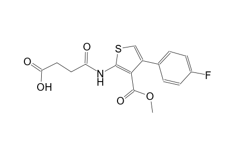 4-{[4-(4-fluorophenyl)-3-(methoxycarbonyl)-2-thienyl]amino}-4-oxobutanoic acid