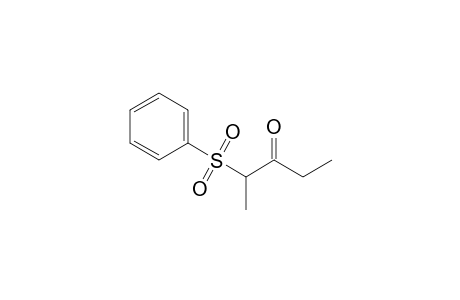 2-(benzenesulfonyl)-3-pentanone