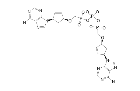 P,P'-BIS-[[4-(ADENINE-9-YL)-CYCLOPENT-2-ENYL]-OXYMETHYLPHOSPHONYL]-PHOSPHATE