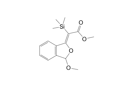 (E)-3-Methoxy-1-[(methoxycarbonyl)(trimethylsilyl)methylene]-1,3-dihydroisobenzofuran