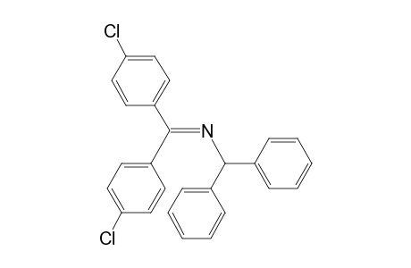Benzenemethanamine, N-[bis(4-chlorophenyl)methylene]-.alpha.-phenyl-
