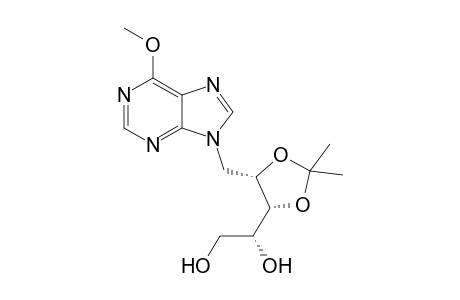 9-(2,3-O-Isopropylidene-D-ribityl)-6-methoxypurine