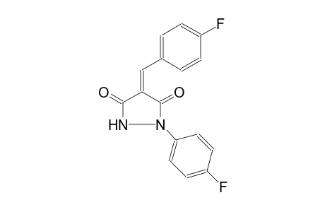 (4Z)-4-(4-Fluorobenzylidene)-1-(4-fluorophenyl)-3,5-pyrazolidinedione