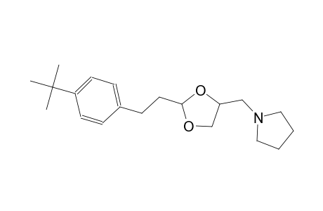 pyrrolidine, 1-[[2-[2-[4-(1,1-dimethylethyl)phenyl]ethyl]-1,3-dioxolan-4-yl]methyl]-