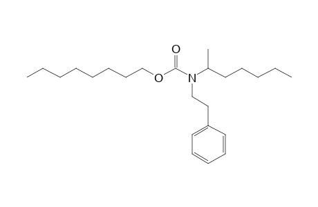 Carbonic acid, monoamide, N-(2-phenylethyl)-N-(2-heptyl)-, octyl ester