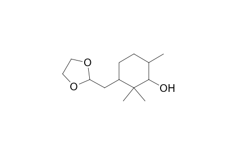 Cyclohexanol, 3-(1,3-dioxolan-2-ylmethyl)-2,2,6-trimethyl-